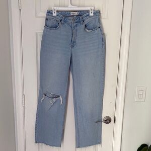 Abercrombie & Fitch Curve Love 90’s Relaxed High Rise Jeans
